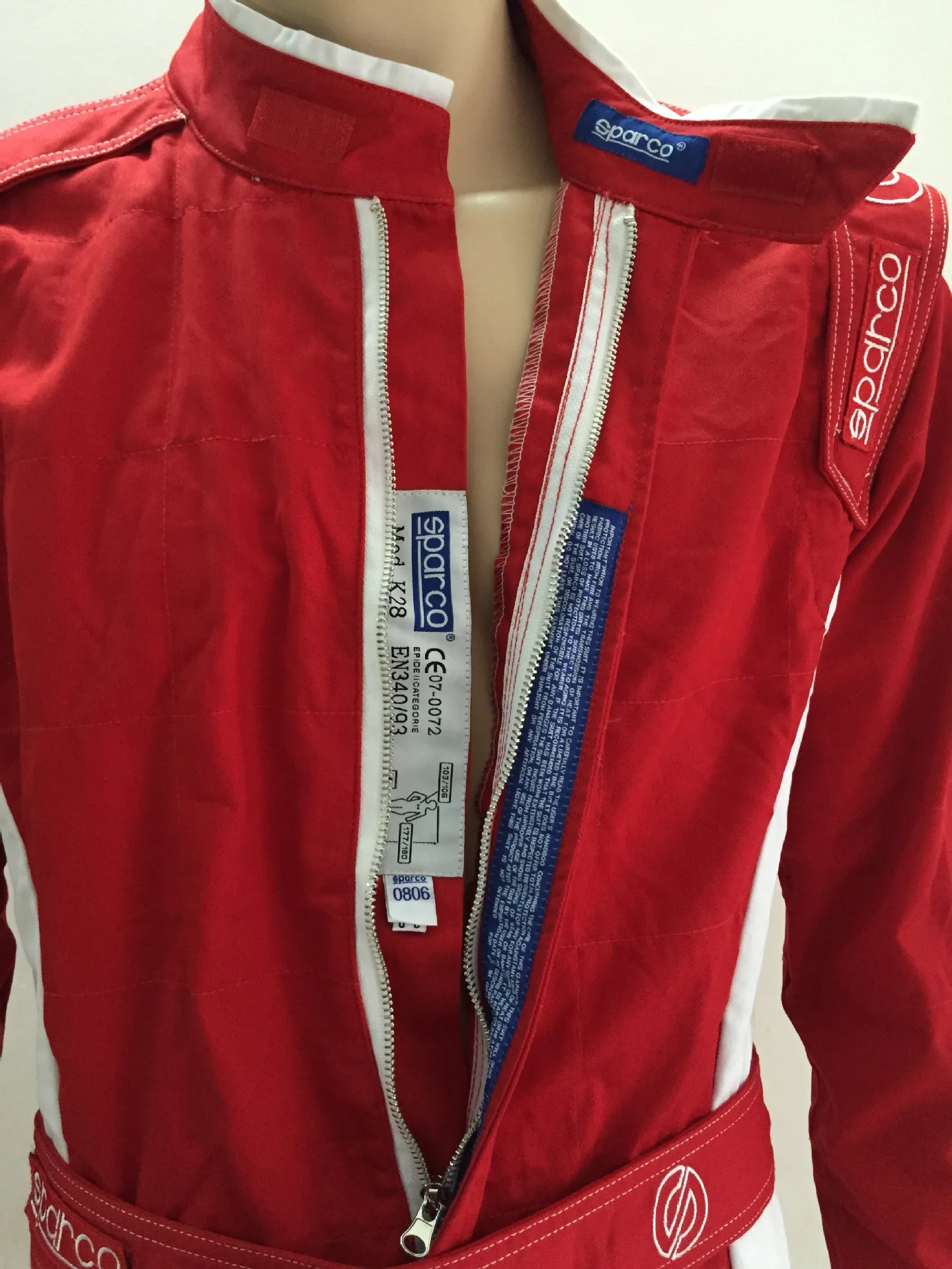 One-piece racing suit, off-road vehicle/kart drift racing suit, flame retardant pure cotton, with FIA certification