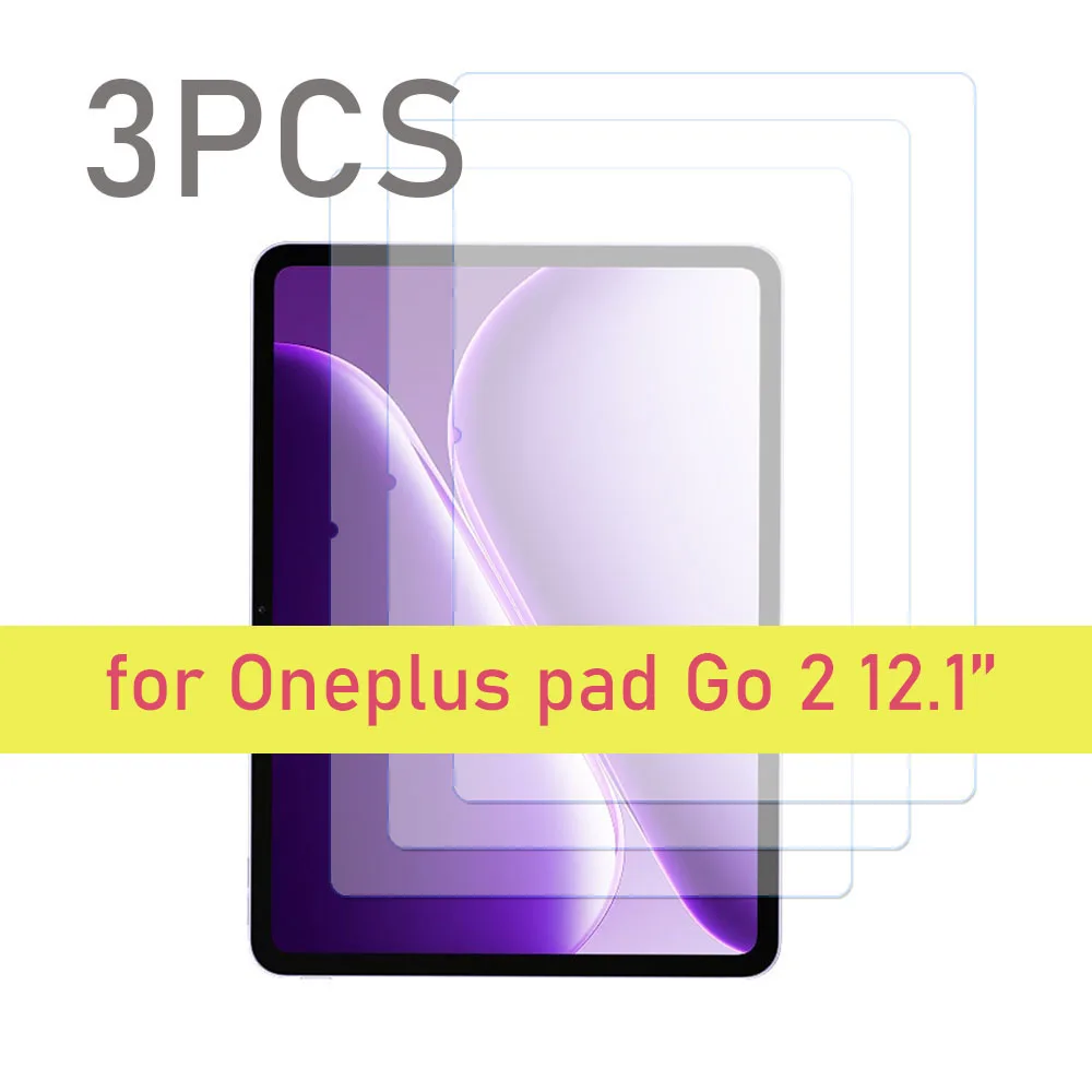 3-Pack Premium Tempered Glass Screen Protector Set