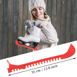 2pcs Plastic Protection Easy To Install Ice Skate Guards For Hockey Or Figure Skating Enthusiasts