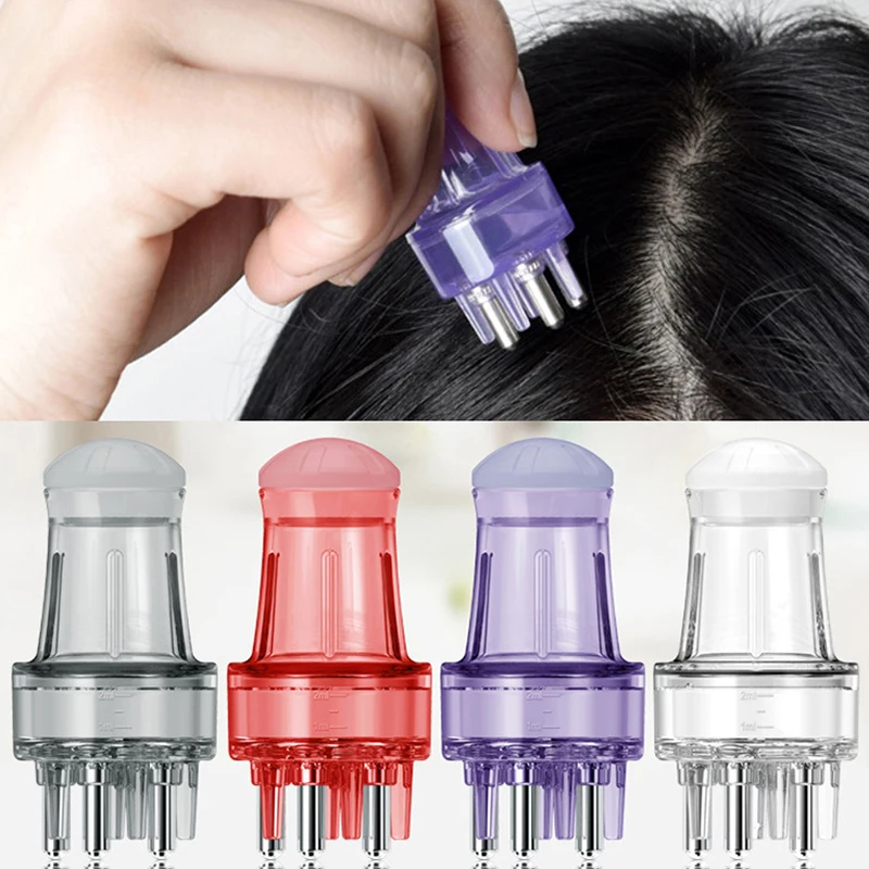 

2ML Scalp Applicator Liquid Comb For Hair Growth Serum Oil Nourish Mini Portable Hair Roots Massage Medicine Comb Hair