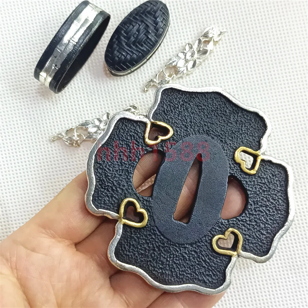 日本の刀,素敵な真ちゅう,カタナ,部品,フチ,チャクラ