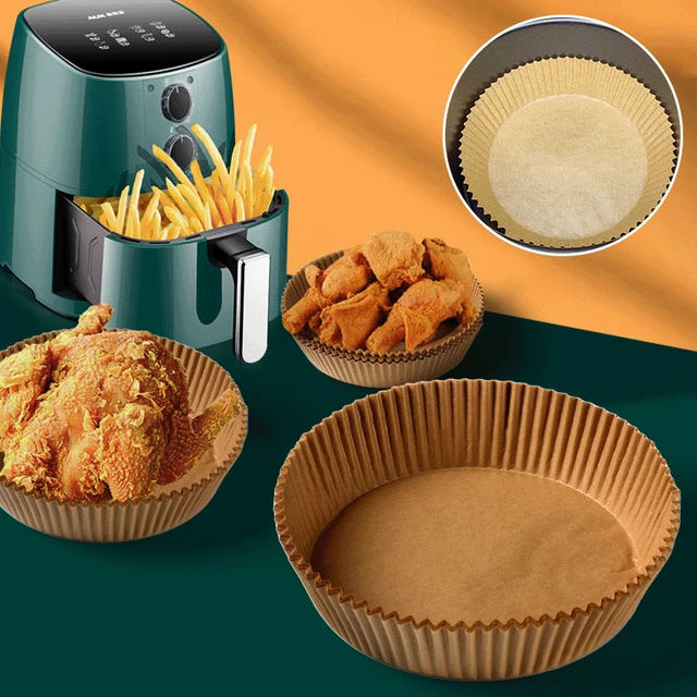 Disposable Air Fryer Liners, Round And Square Paper Air Fryer Liner Pots,  Paper Basket Bowls, Baking Trays, Oven Accessories, Baking Tools, Kitchen  Gadgets, Kitchen Accessories - Temu