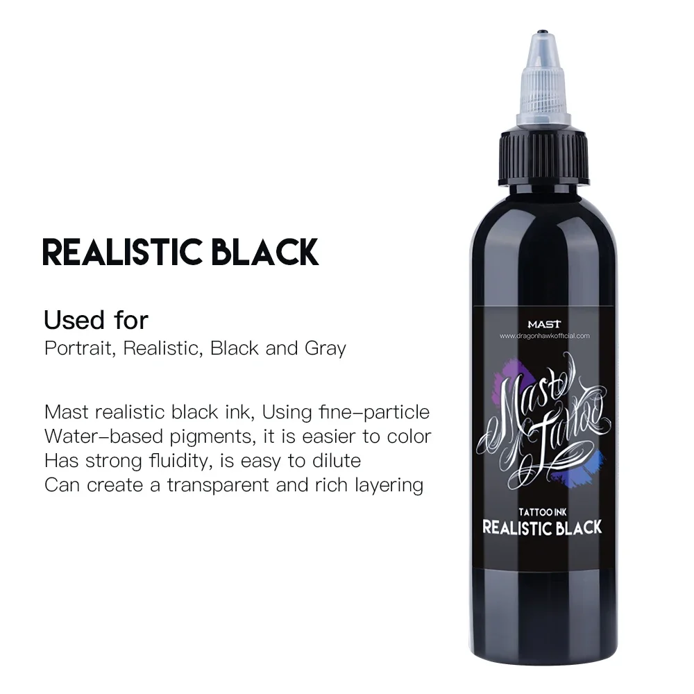 Mast Tattoo Professional Ink Triple/ Oriental/ Realistic Black And High White Pigment Tattoo Supplies Ink tattoo ink tattoo ink pigment