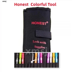 12PCS /LOT Tool Honest Lock Smith Supplier Tools with Colorful Handle,High Quality Professional Civil Kaba PickSet Tools