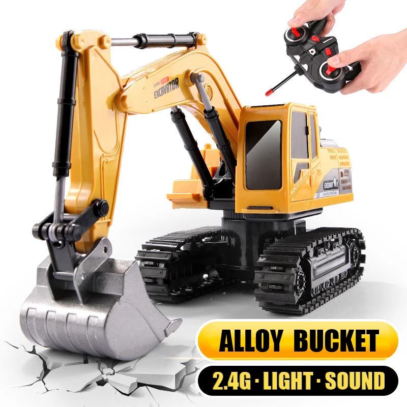 Plastic Rc Excavator Toy Excavators 1 8 Rc Toys Alloy Rc Excavator