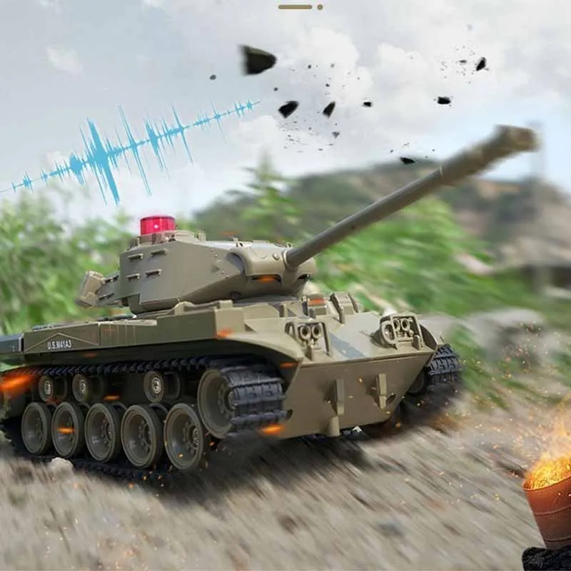 Jjrc New Simulation Tank Military Model 2.4g Remote Control Electric Programmable Children'S Toy Remote Control Car Birthdaygift 3