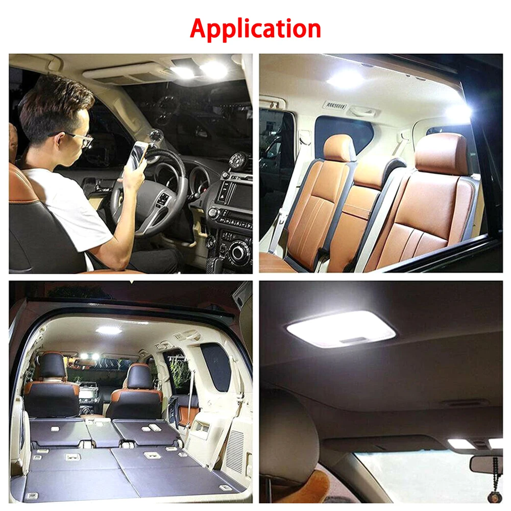 Plafonnier LED 12V 36 LED pour intérieur de voiture, toit, toit, lampe de  lecture, coffre, accessoires de voiture, Business - AliExpress