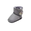 Baby Ankle-covered Boots Cute Bowknot Warm Lining Winter Infant First Walking Shoes for Baby Girls Soft Cotton Sole Baby Likes 5