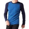 100% Merino Wool men long sleeve T Shirt Thermal Base Laye Wool Shirt 200gsm Wicking Breathable Anti-Odor 1