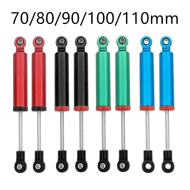 

2pcs Built-in Spring Shock Absorber 70/80/90/100/110mm Oil Damper For 1/10 RC Crawler Car Axial SCX10 TRAXXAS TRX4 Redcat Gen8