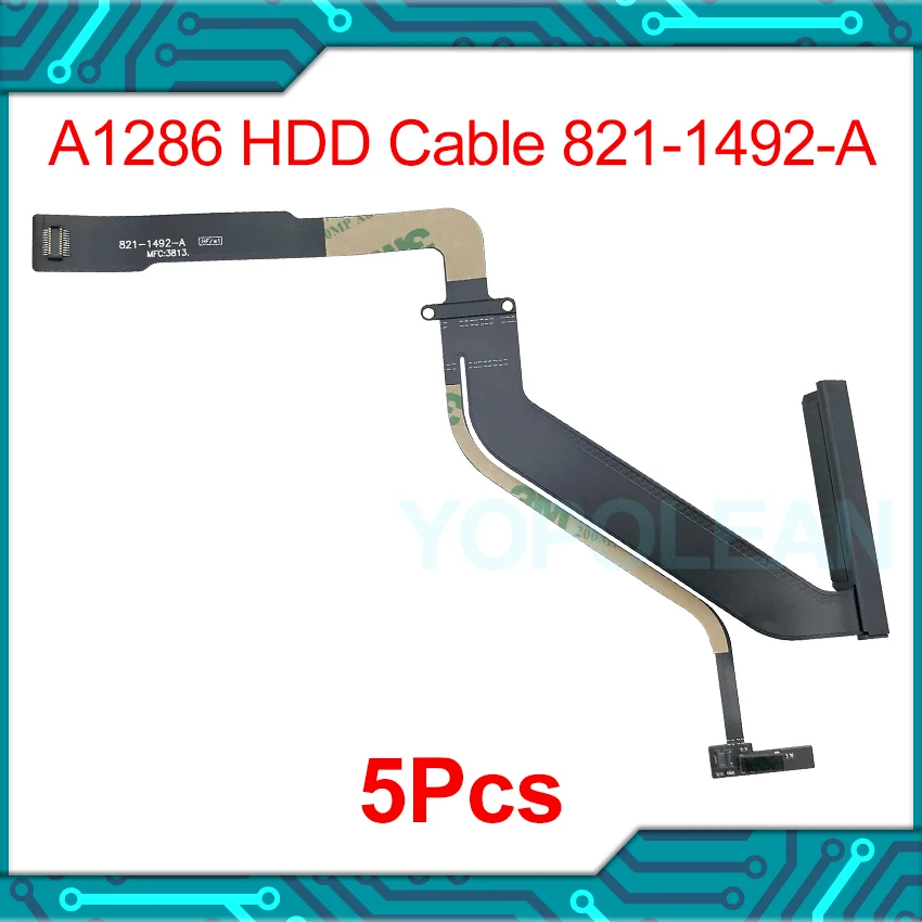 5pcs/lot New Hdd Hard Drive Flex Cable 8211492a For Macbook Pro 15" A1286 2012 Year Laptop
