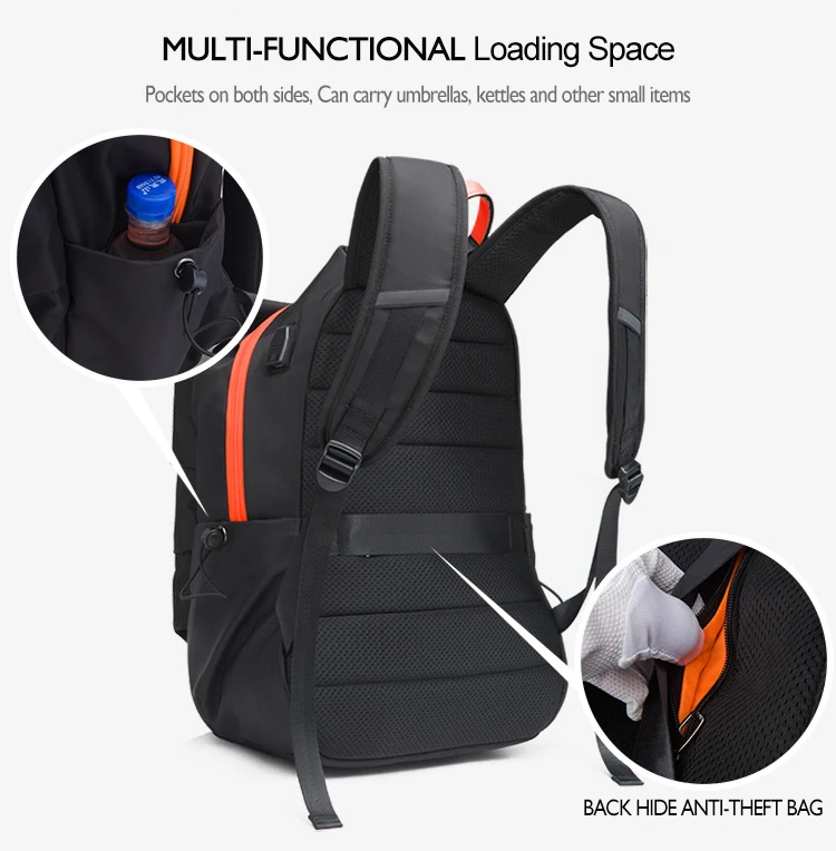 2024 New Fashion School Bags Men's Multifunction USB Waterproof Laptop Backpacks For Teenager Women Luxury Travel Male Mochila