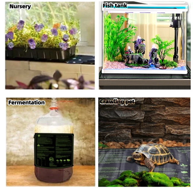 Palánta Fűtőpad Vízálló Vetőmag -Reprodukciós Klónozás Csírázás Indító Szőnyeg 2 Méret 100/ 17.5Watt Kerti Kellékek - Image 6