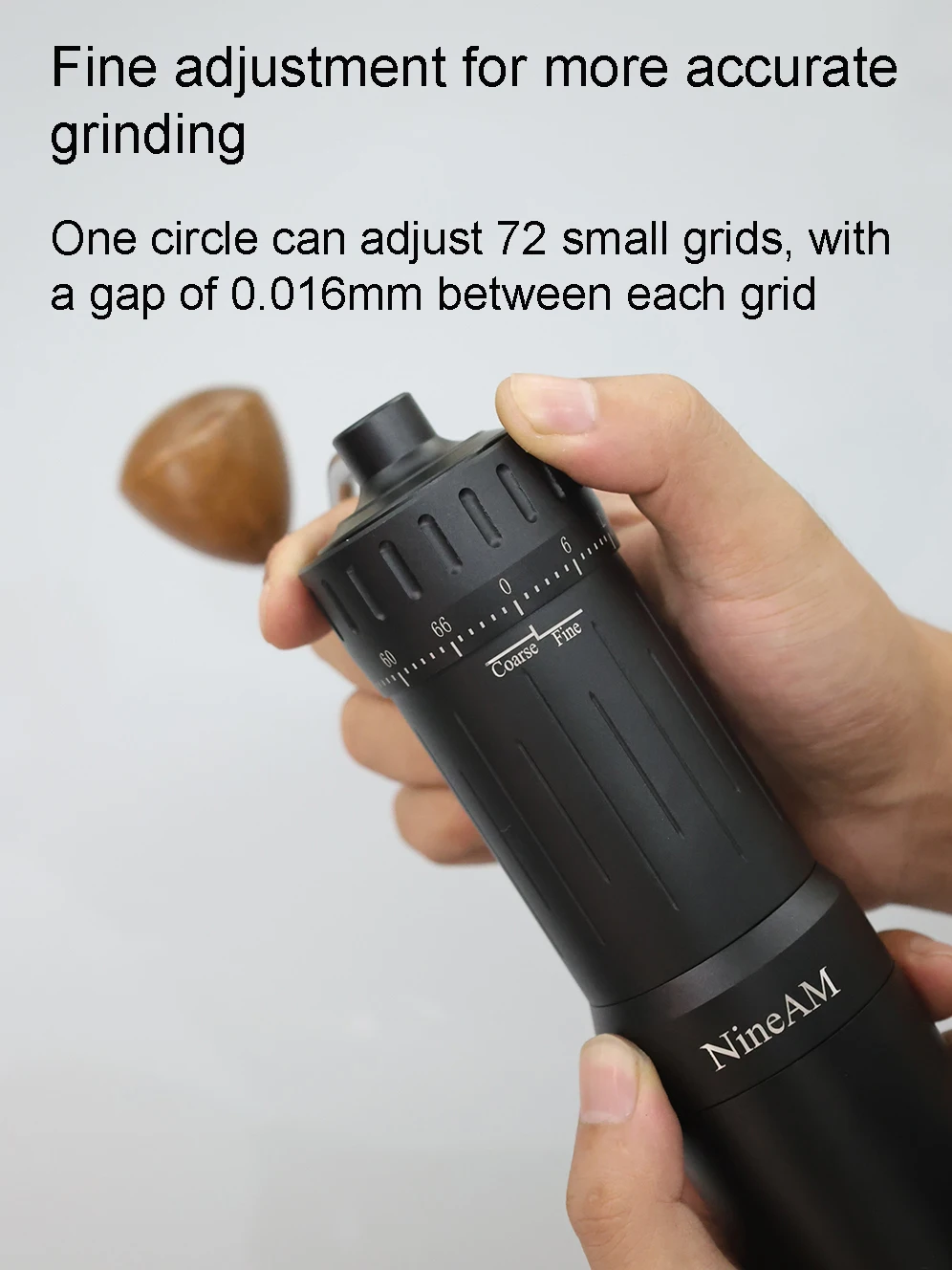 NineAM M1 Manual Coffee Grinder High Quality Portable Upgrade 7 Star Stainless Steel Burr Suitable for Espresso Kitchen Tool 4 S4d9180e775c14ed1a6df7488af0b800ev NineAM M1 Manual Coffee Grinder High Quality Portable Upgrade 7 Star Stainless Steel Burr Suitable for Espresso Kitchen Tool
