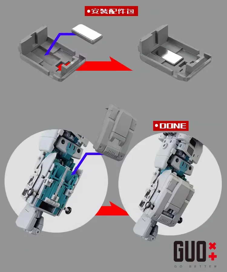 3D DIY Upgrade Kit Filler For MS BRUTICUS(G1 Repainting VER) GO BETTER Accessories