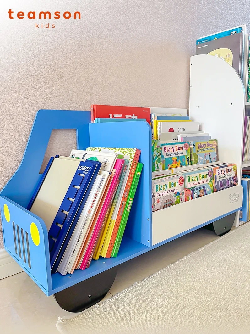 Children's bookshelf, picture book shelf, baby small organizing, storage, kindergarten