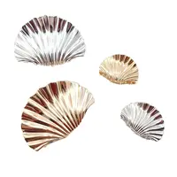Metal Irregular Texture Shell Shape Hair Claw Clips for Women Girls Hairclip Ponytail Hair Pins Fashion Hair Accessories 6