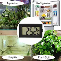 1pcs Mini LCD Digital Thermometer for Freezer Temperature -10~50 degree Refrigerator Fridge Thermometer Temperature Sensor 2