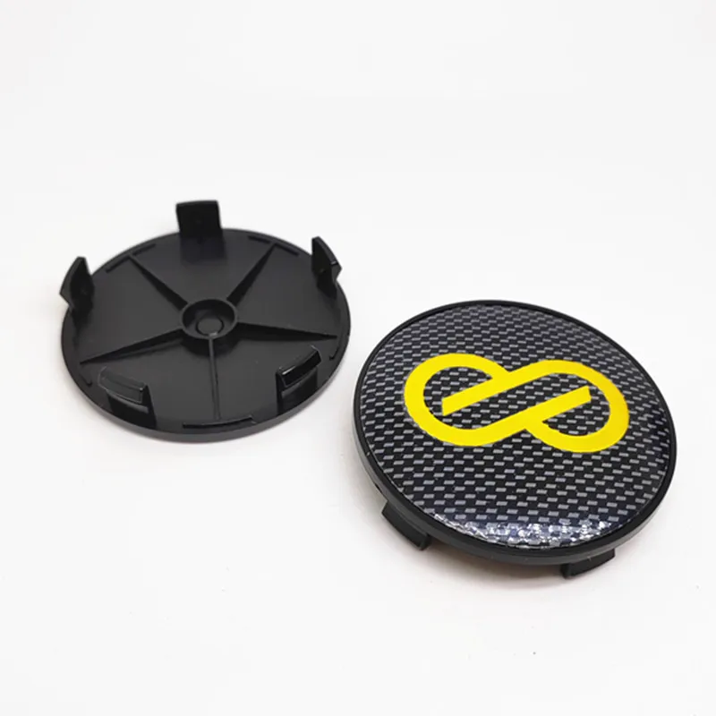 4pcs 68mm 64mm For ENKEI Car Wheel Hub Center Dust-proof Cap Covers 65mm Badge Stickers