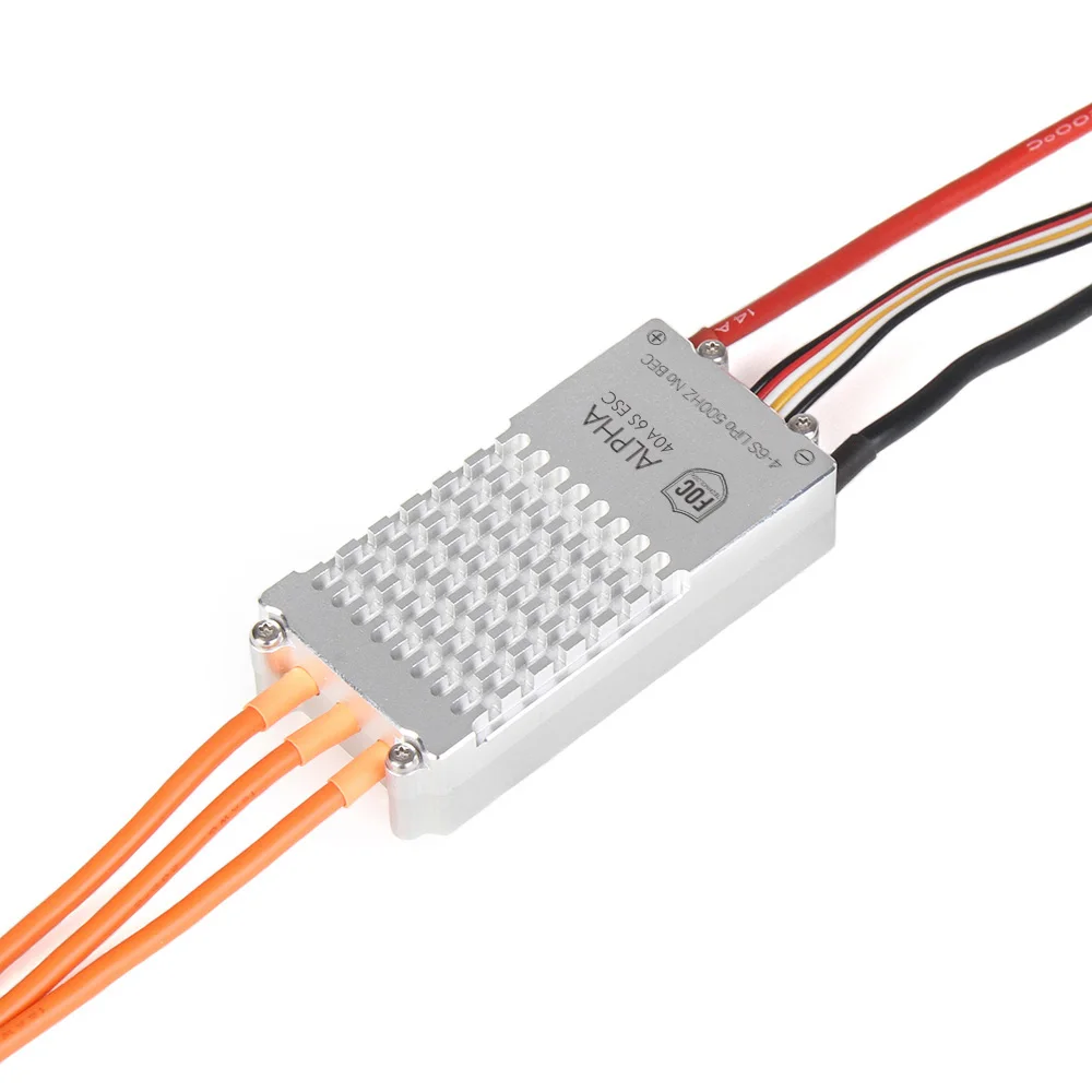 T-모터 ALPHA 40A 저전압 FOC ESC 전자 속도 컨트롤러, 브러시리스 모터 멀티콥터 RC 드론 MN501S MN601S