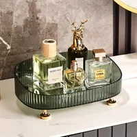 Makeup Organizer Cosmetic Perfumes Storage Box Display Lipstick Holder Large Capacity Decorative Desktop Household Bathroom 1