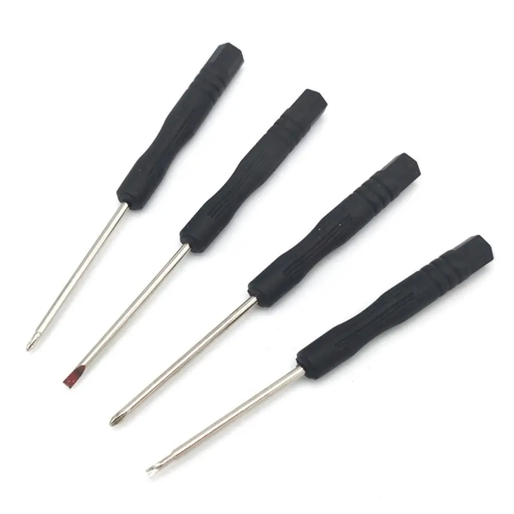 10Pcs Stahl Tragbare Kleine Mini Schraubendreher 2mm 3mm Telefon Reparatur Werkzeug Reparatur Werkzeug Stahl Schwarz Demontage Schraubendreher – Detail 6