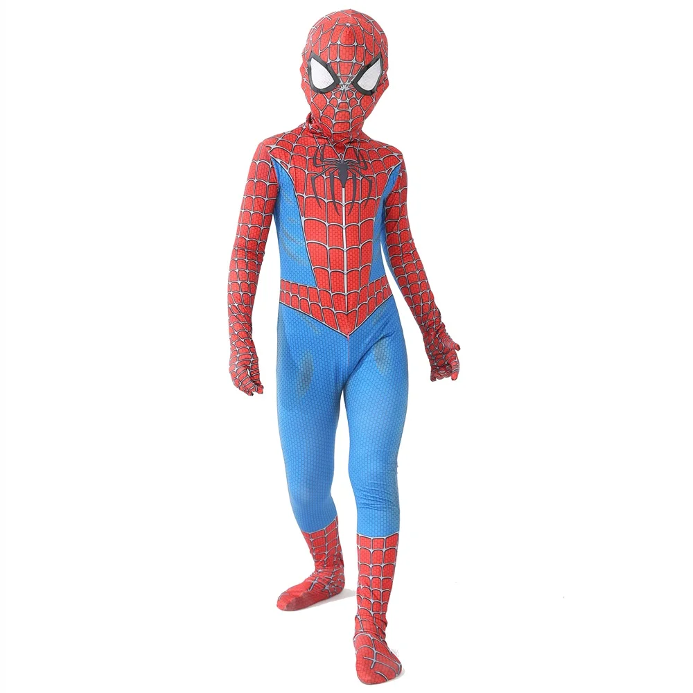 Kids Spiderman Costume Birthday Gift Party Dress Up Spiderman Classic Miles  Superhero Kids Cosplay Costume