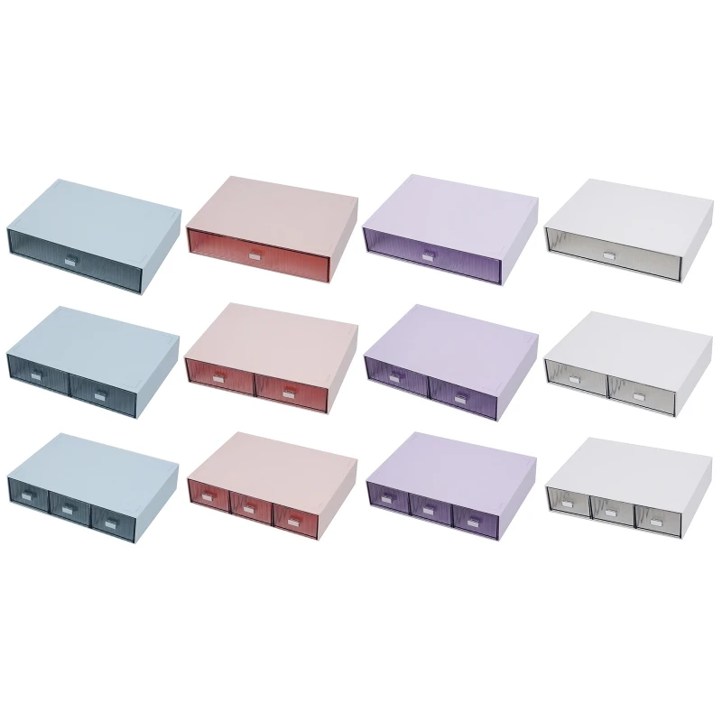 

Desktop Drawer Storage Box Combination Stackable Multi-Layer Divider for Ca