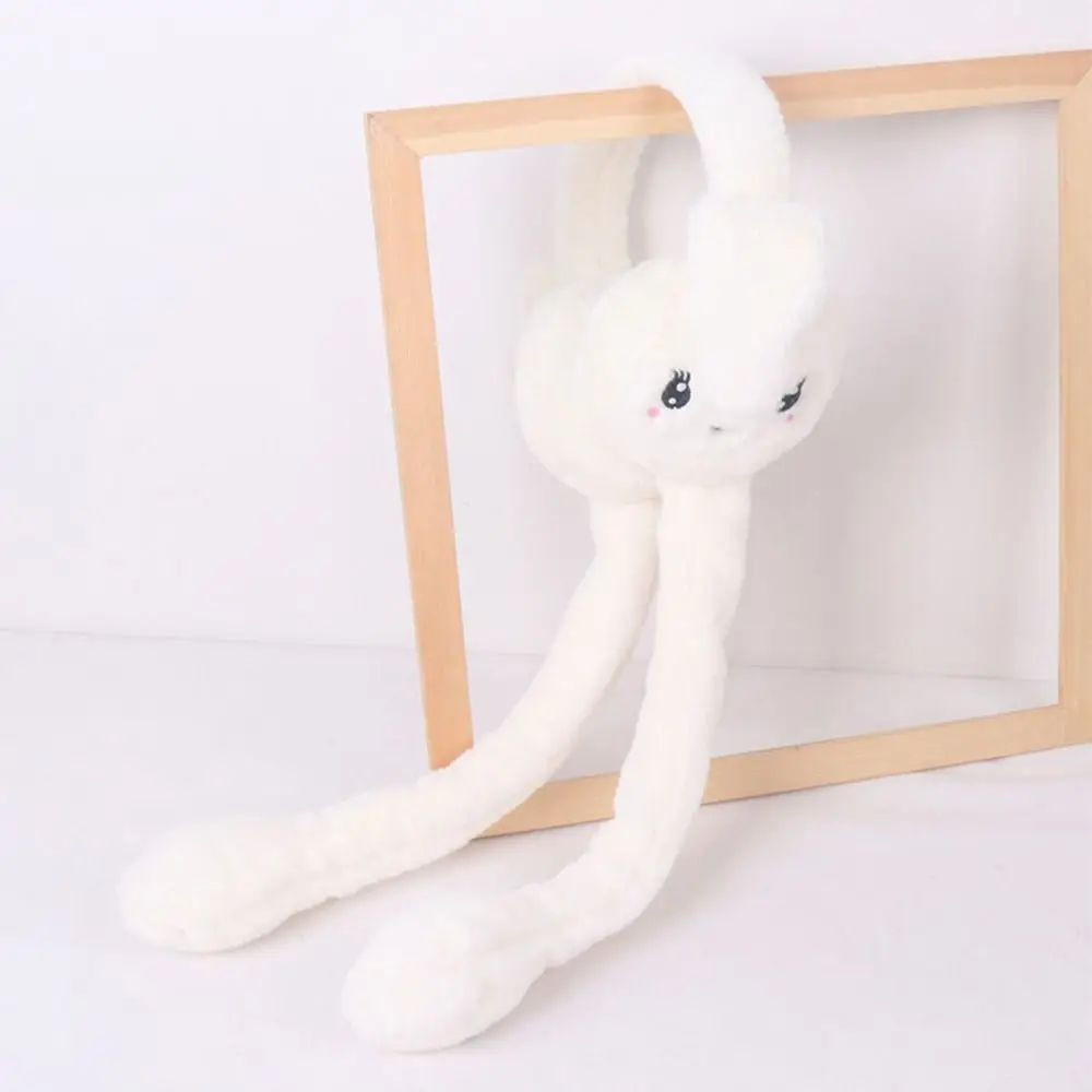 Fur Earmuffs Creative Cute Moving Rabbit Ears Student Couple Personality Cold Winter Plush Earmuffs Ear Warm Ear Muffs fur earmuffs,warm earmuffs
