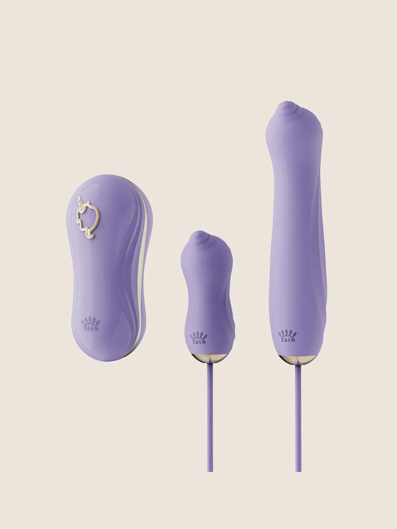 ZALO UNICORN 3in1 Clitoris G-spot Vibratior Set for Women, Female Clit Sucker Sucking Vibrating Toy, Adult Sex Toys, Womanizer
