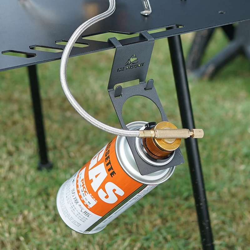 Outdoor Hang Gas Canister Hook Camping Equipment Gas Stove Tank Organizer Outdoor Tools Stove Tank Hanger Hook for Camping Table