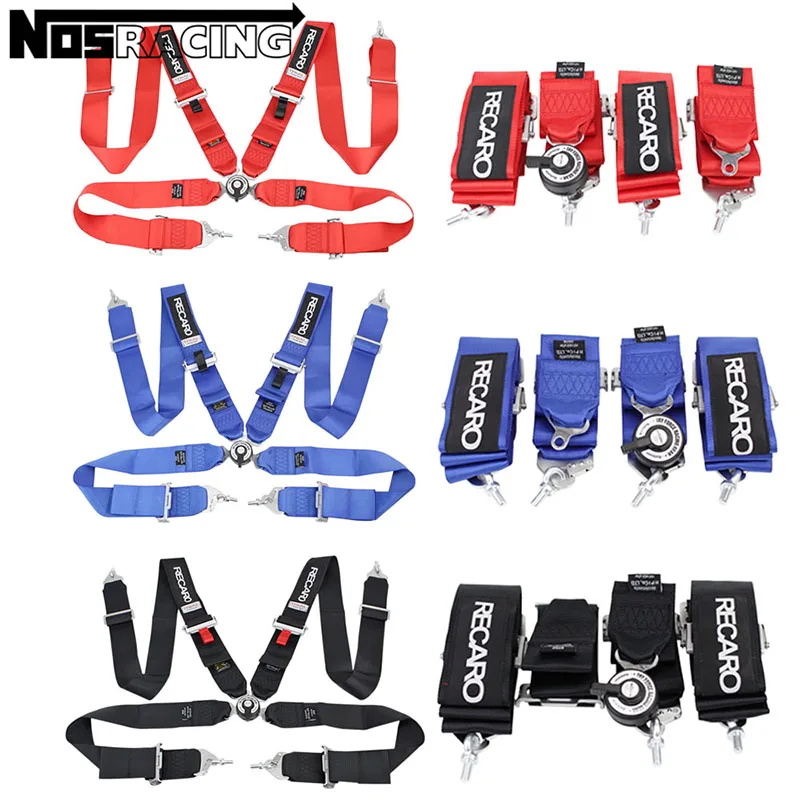 RECAROSeatBeltUniversal4Point3inchSnaponQuickReleaseSafety