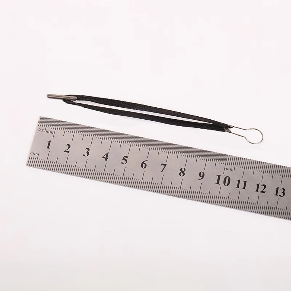 500pcs Hang Tag String Snap Lock with Metal Ground Pin Loop