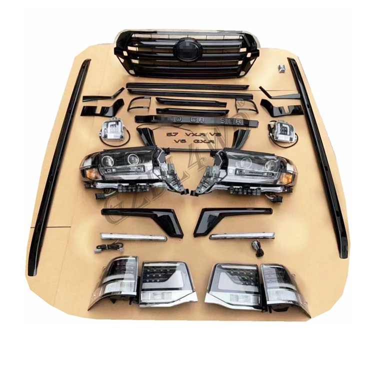 

for4x4 car facelift modification upgrade body kits for land cruiser FJ200 LC200 2016-2018