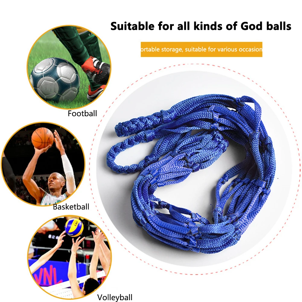 

Football Net Bag Nylon Storage Outdoor Soccer Basketball Volleyball Carry Bags