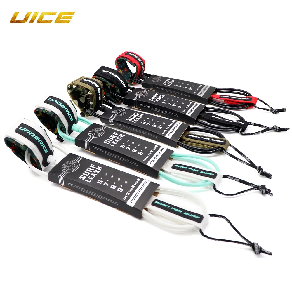 SUP Board Surf Leash 6-10ft Surfboard Leash Surf Leg Rope TPU Stainless Swivels Inflatable Paddle Board Longboard Foot Rope surfboard leash