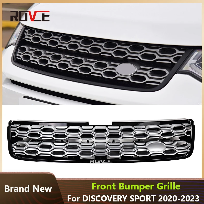 

ROVCE автомобильный передний бампер решетка Центральная панель Стайлинг верхний гриль для Land Rover Discovery Sport 2020-2023 аксессуары