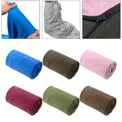 180cmx80cm Ultra-light Polar Fleece Sleeping Bag Outdoor Camping Tent Bed Travel Warm Sleeping Bag Portable Camping Accessories