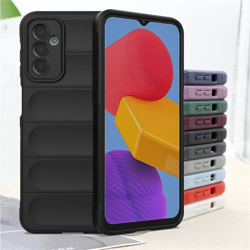 Tok Samsung A12 M12 M13 M32 S21 FE plus ultra Note 20 A22 A32 5G 4G M52 F13 A04 Case Capas lökhárító puha TPU ütésálló burkolathoz_voghion.com