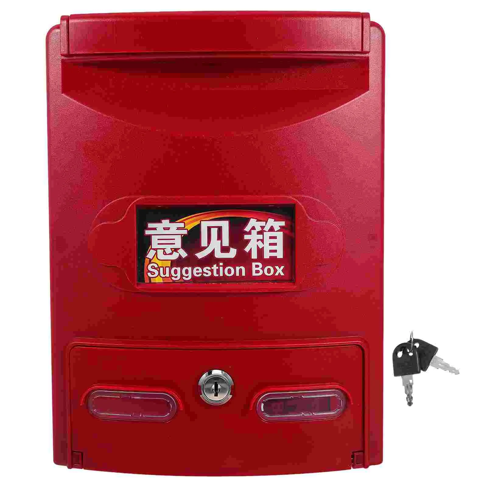 Wall Mount Mailbox With Lock Versatile Box Secure Storage Modern Garden Letter Slot Door Post Home Durability Plastic Mailboxes