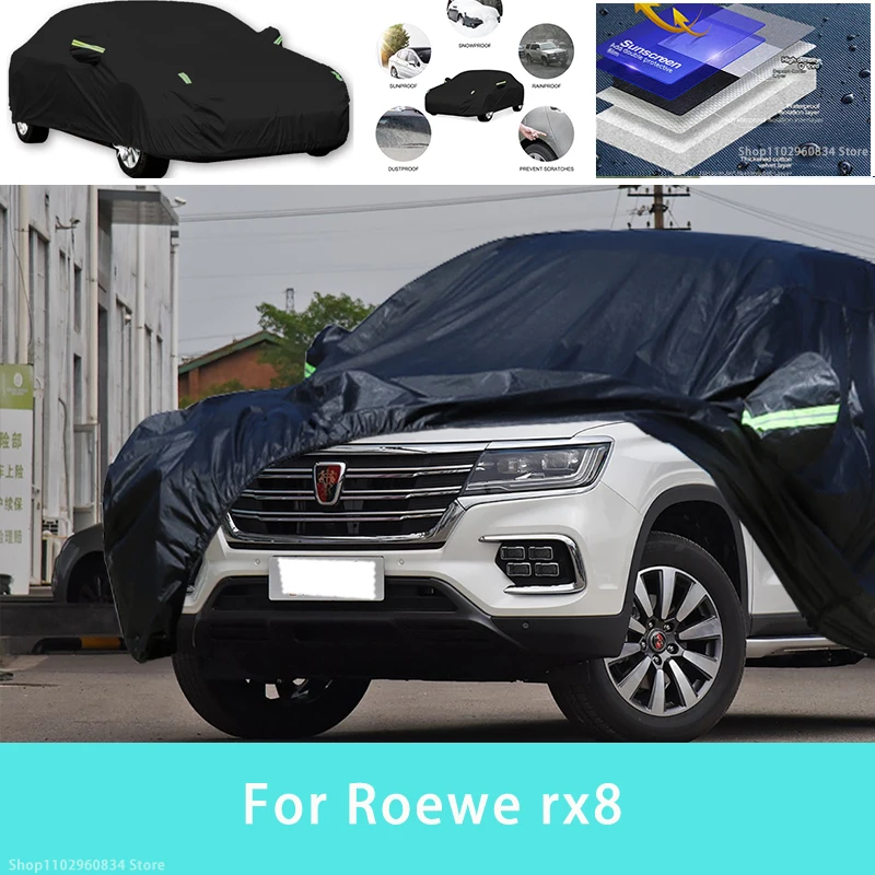 

For Roewe rx8 Outdoor Protection Full Car Covers Snow Cover Sunshade Waterproof Dustproof Exterior Car accessories