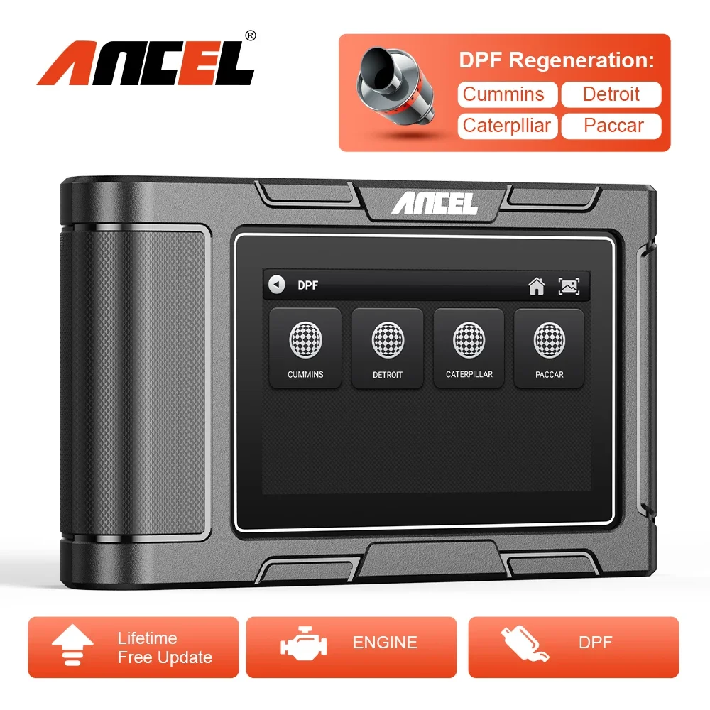 

Диагностический сканер Ancel HD3400 OBD2, инструмент для полной диагностики системы, для регенерации ДПФ, для тяжелых дизельных грузовиков
