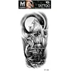 Size:208x95mm New Waterproof Animal, Terrifying Temporary Tattoo Tiger Head Totem Tattoo Sticker 5