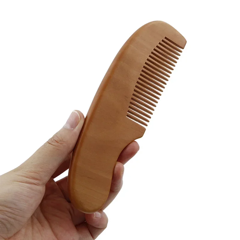 Hair Brush Comb Newborn Baby Natural Wool Wooden