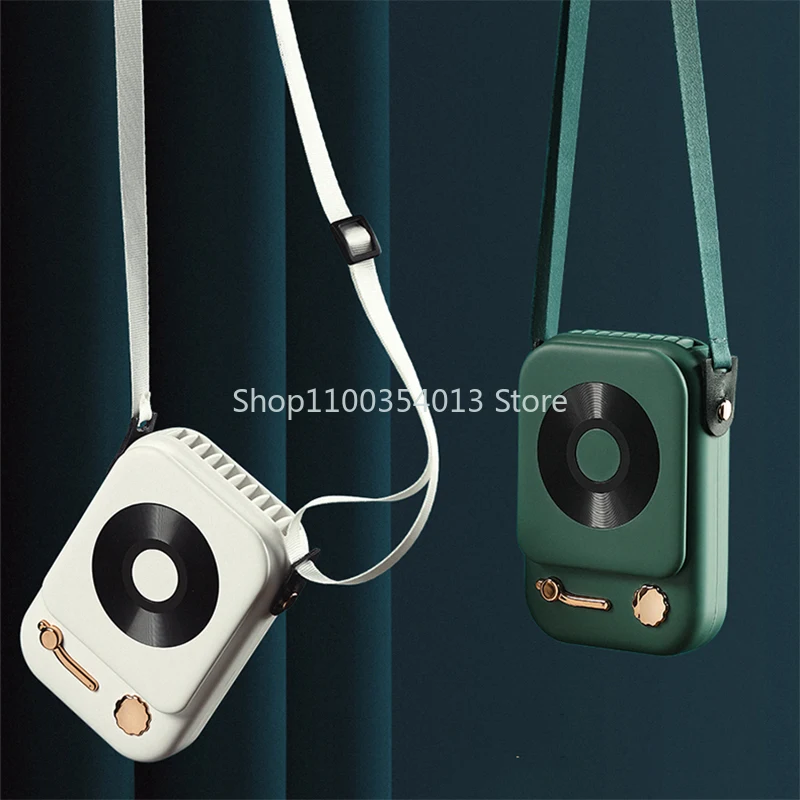 

D26 New Neck Fan Hanging Mini Outdoor Fan With Rope Dual Use Desktop Fan 2000mAh Battery 3 Colors