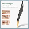 KK Eyebrow Tweezer Stainless Steel Makeup Tool Feather Hair Beauty Fine Hairs Puller Slanted Eye Brow Clips Removal Tools Care 2