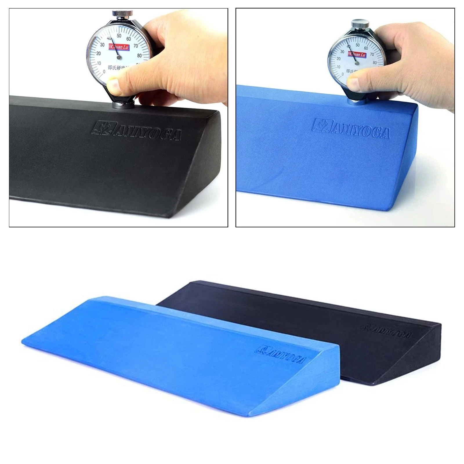 Yoga Blocks Yoga Brick Yoga Accessories Yoga Wedge Board Stretch Slant Boards Squat Ramp Yoga Wedge Blocks Squat Wedge Wrist Lower Back Support For Exercise Gym Fitness