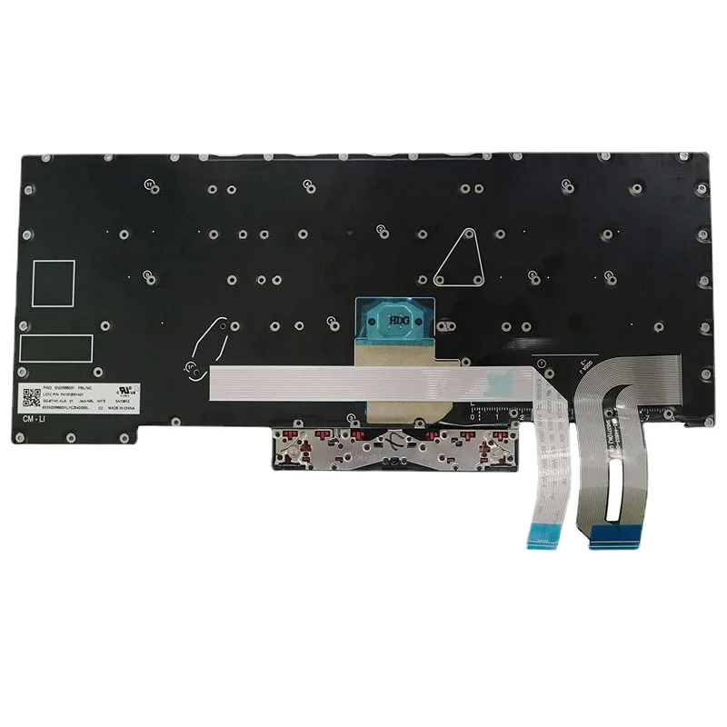 Substituição Eua Teclado para Lenovo Thinkpad T490s T495s T14s p1 x1 Extreme Gen1 Gen2 Portátil sem Moldura - Imagem 4