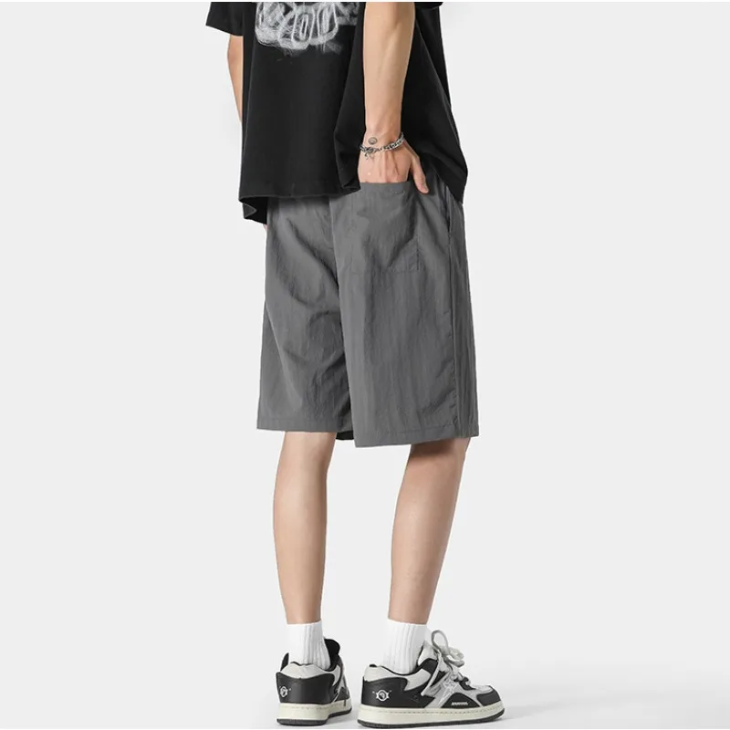 2024 Men Shorts Street Functional Style Cargo Short Pants Summer Breathable Quick-drying Shorts Neutral Casual Five-point Pants