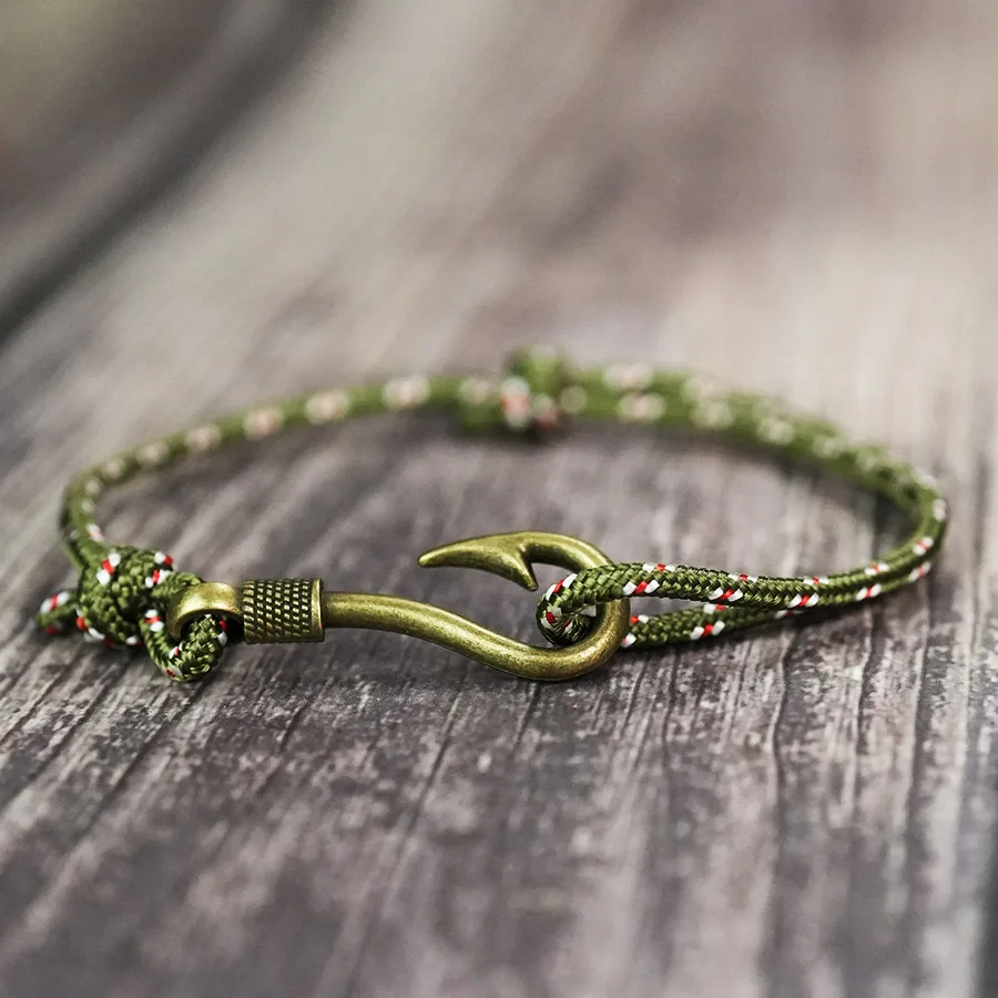 Adjustable Multicolour Nautical Bracelet for Men